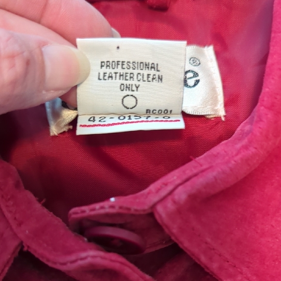 Bagatelle Pink Leather Jacket - Picture 7 of 7